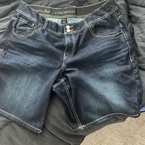 Lane Bryant Bermuda shorts dark denim